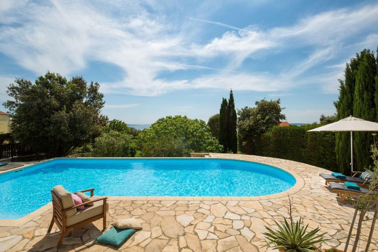 Villa Pag Mandre Buitenkant foto